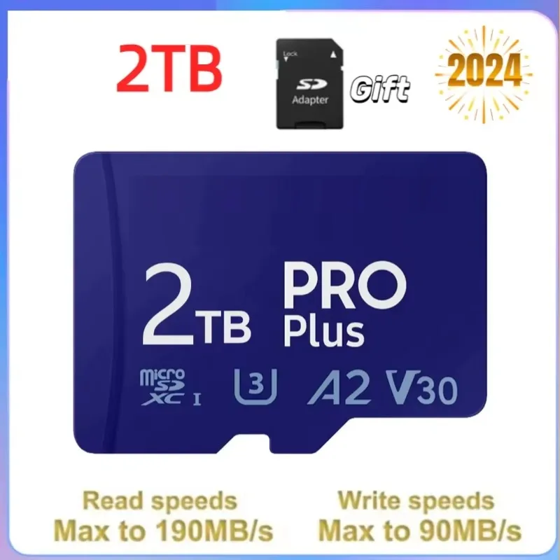 Tarjeta Micro SD Original, memoria de 2TB, 1TB, Clase 10, TF, SDXC, 1TB, U3, 4K, para teléfono, Dron, cámara, Steam Deck