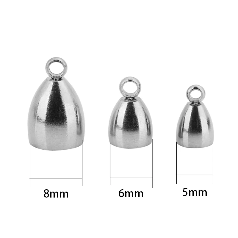 Image 3: 10 crochets de fermeture en acier inoxydable PVD inaltérables pour cordon en cuir 5, 6, 8 mm, embouts de collier pour la fabrication de bijoux DIY