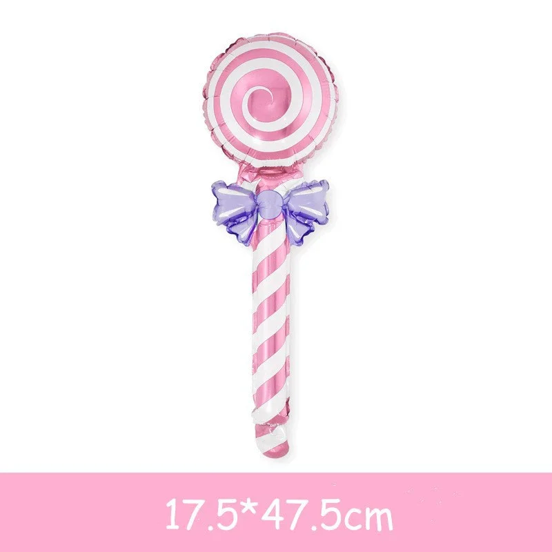 6 Stück Folienballons mit Lollipop-Motiv, Geschenk für Hochzeit, Geburtstag, Partydekoration, Kindertag, Muttertag – Detail 3