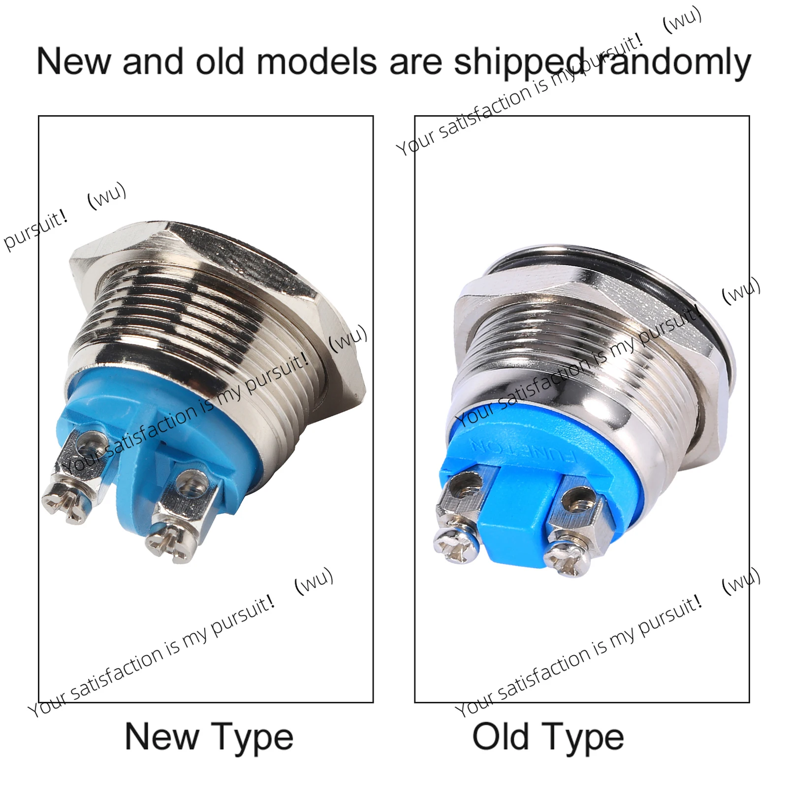 19mm Waterproof Car Metal Push Button Horn Momentary Switch 12V