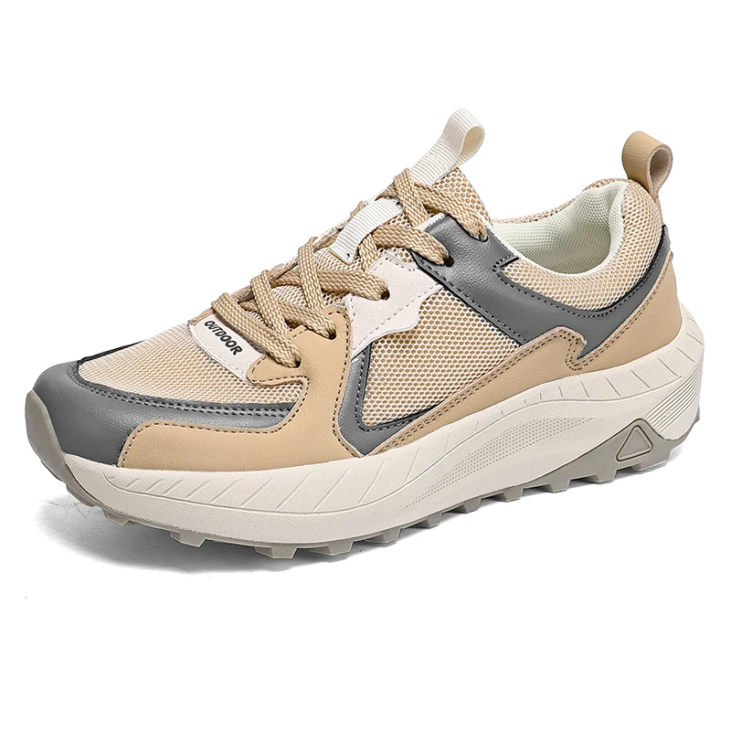 New model Best selling Mens casual shoes Thick sole Breathable Durable Shock absorbing Casual Comfortable Anti slip Stable grip