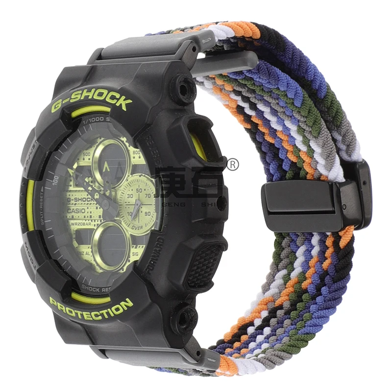 Braided Solo Nylon Magnetic Strap watch band  For Casio G-SHOCK DW-5600 GW-5035 GW-B5600 G-5600E GW-M5610 DW-5600BB