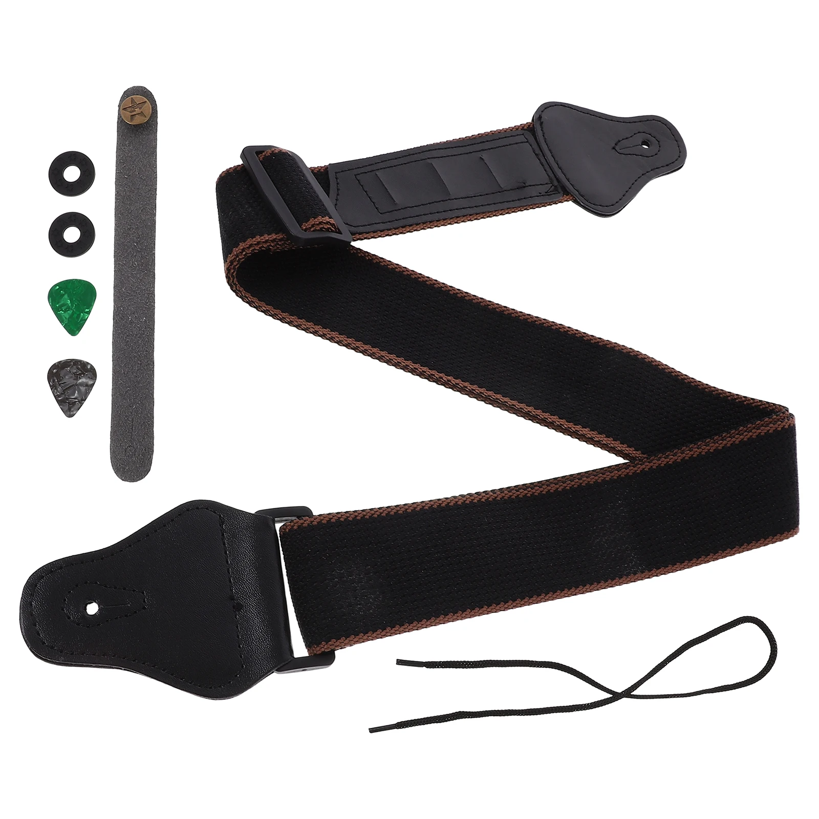 

Guitar Strap Set Electric Adjustable Straps Patterned Acoustic Delicate Accessories