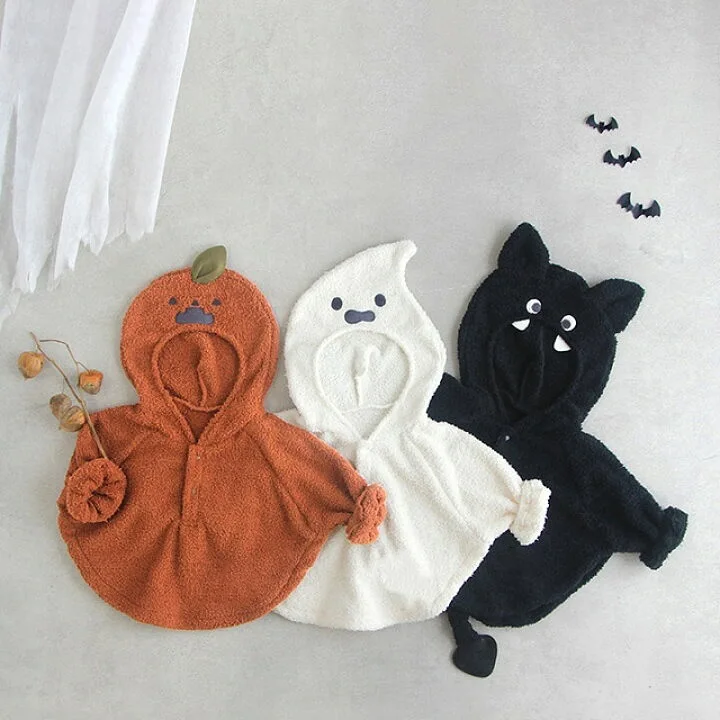 

Детские толстовки HoneyCherry на Хэллоуин и милые плюшевые накидки с длинными рукавами на Хэллоуин для младенцев и малышей