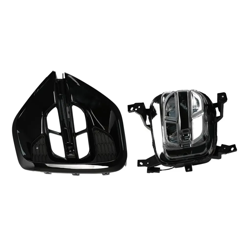 LED Fog Lamp Bumper Driving For KIA Sportage KX5 2019 2020 DRL Daytime Running Light Assembly US Russia Type Car Accessories 12V