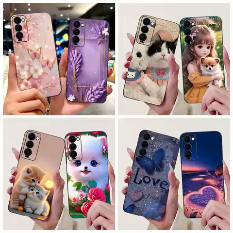 For Tecno Camon 18 Case CH6 CH6n New Luxury Pattern Cover For Tecno Camon 18 Premier 18i 18P Phone Case Camon18 P CH7 Soft Shell