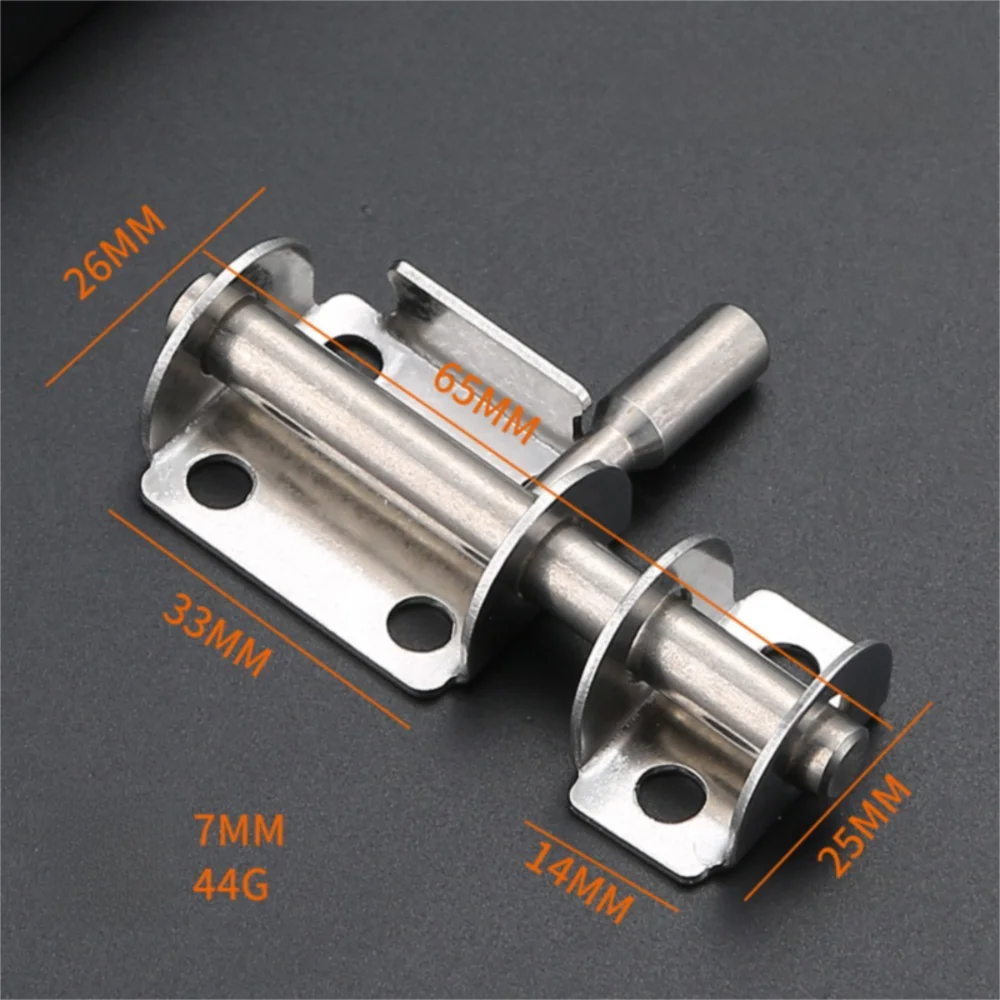 ステンレス鋼ドアラッチゲート安全ロックスライド機構スライドボルトラッチトイレドアロックハードウェア掛け金ロック