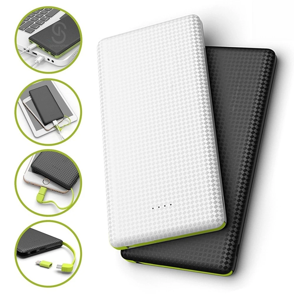 Power Bank Premium 5000/10000mAh Bateria Externa de Longa Duracao Presente para Smartphones e Tablets