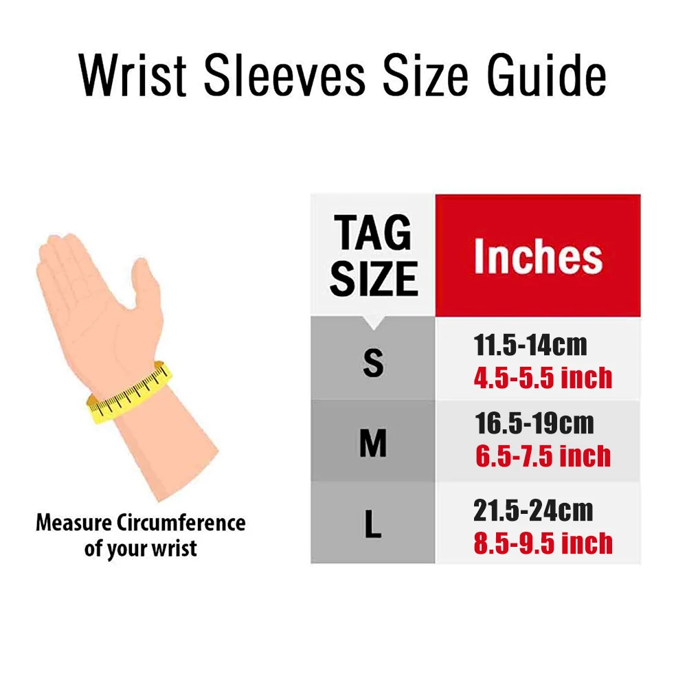 2Pcs Wrist Support Sleeve,Compression Gloves Carpal Tunnel for Women Men,Hand Brace Wrist Support Sleeves Tendonitis Pain Relief