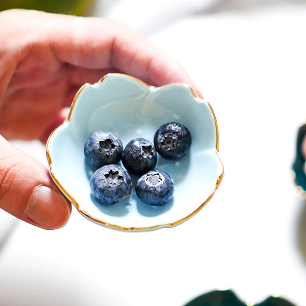 

3Pcs Ceramic Seasoning Dishes Japanese Style Sauce Dipping Bowls Design Multi-Function Condiment Plates for Kitchen