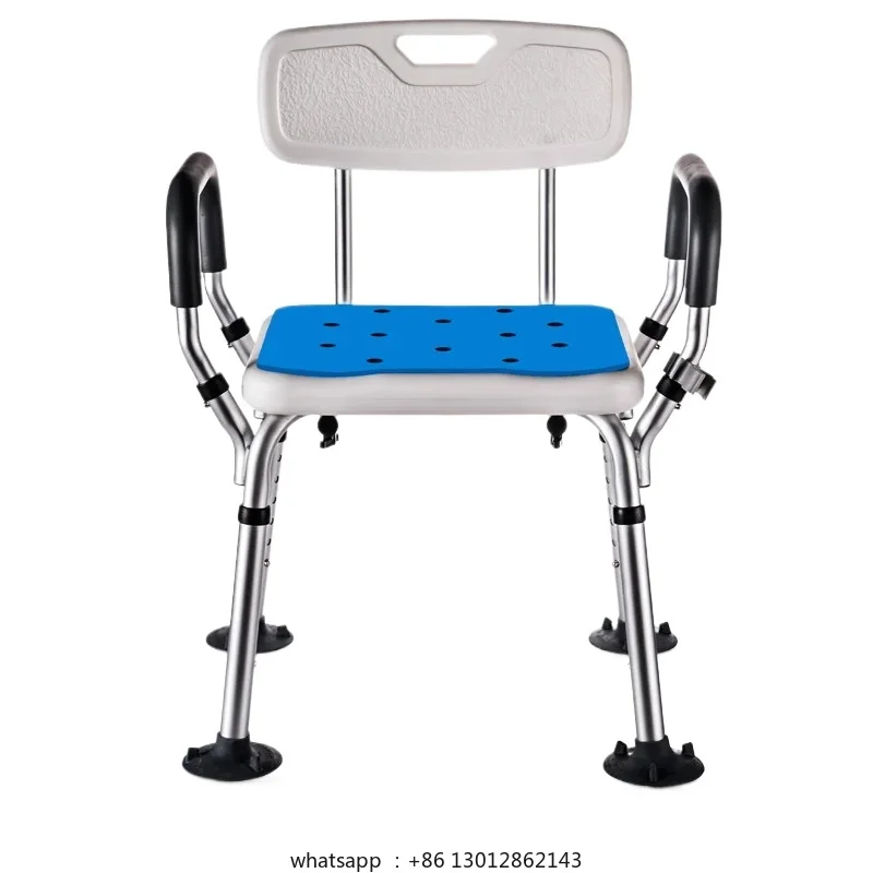 

Aluminum With Armrests And Backrest Elderly Bathing StoolBath Chair