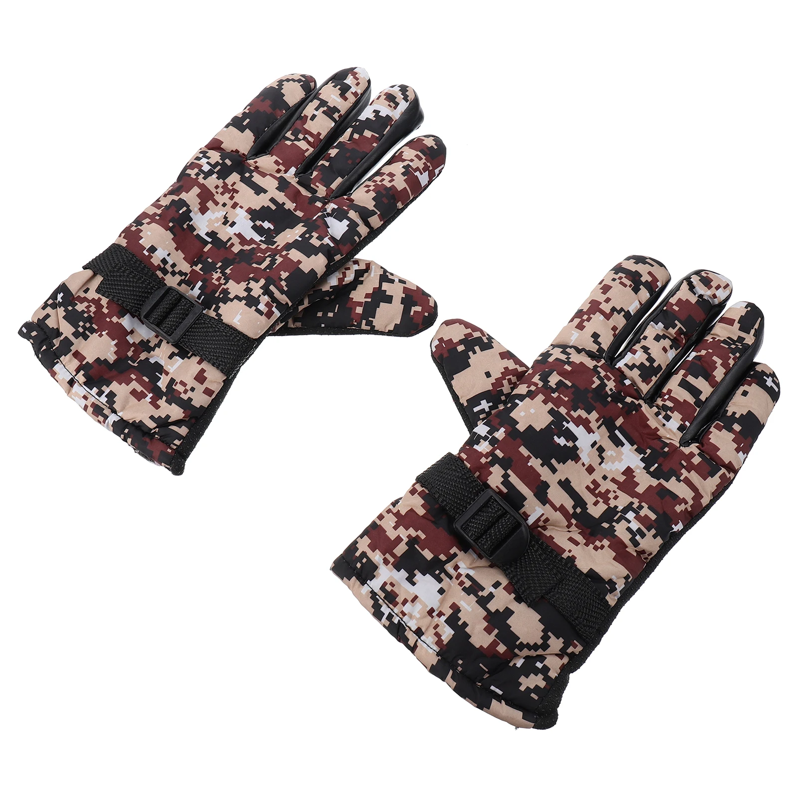 

Fleece Lined Warm Gloves Water-proof Anti-skid Cycling Riding Unisex Winter Skiing Outdoor Work Gloves