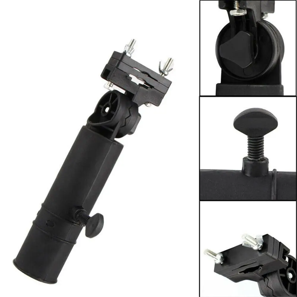 Universal Golf Club Trolley Cart Adjustable Pushchair Umbrella Holder Part Black Umbrella Stand