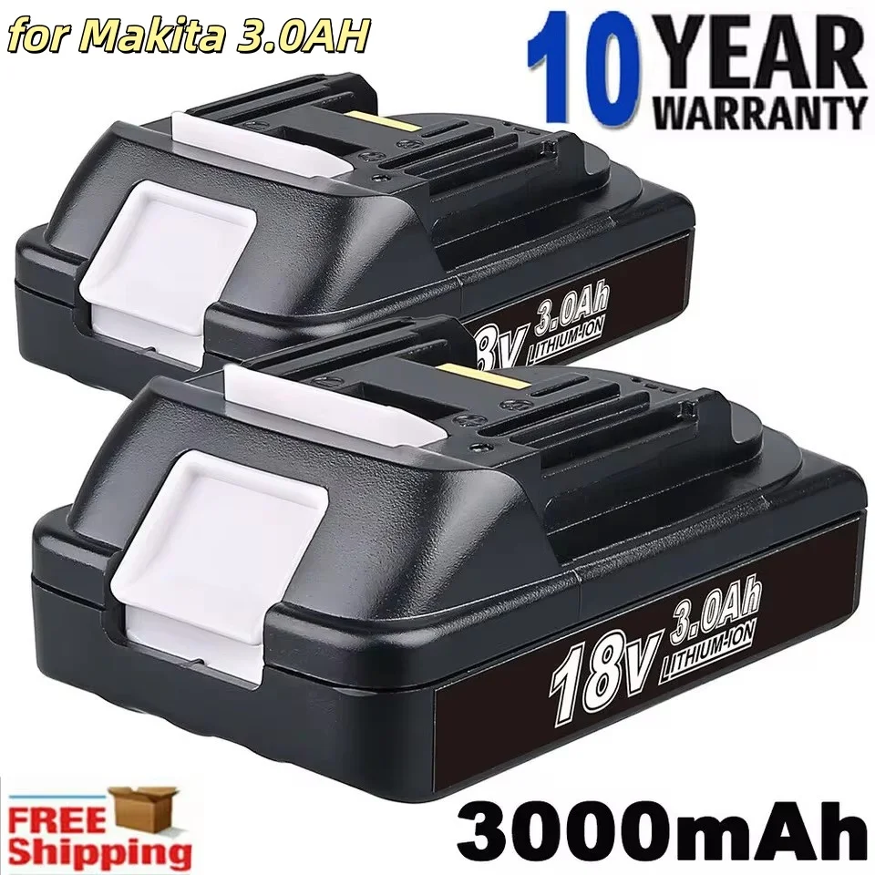 마키타 BL1815 배터리 BL1830 BL1850 BL1860 LXT400 194205-3 무선 전동 공구 배터리용 정품 18V 3.0Ah 리튬이온 배터리