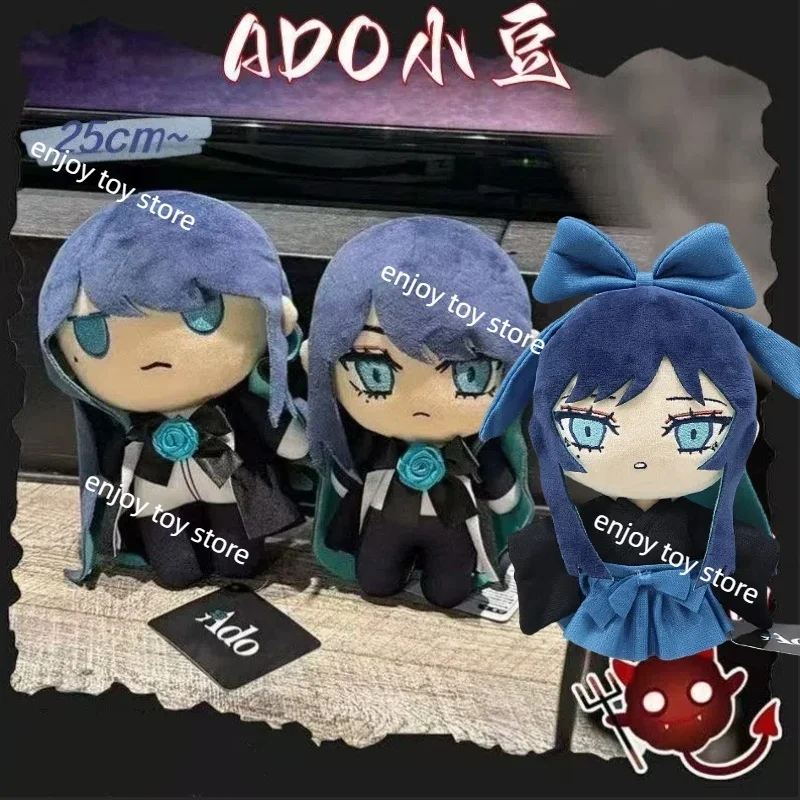 

Anime Ado Hibana Plush Kawaii Ado Usseewa Stuffed Pillow Doll 20cm Dark Blue Hair With Kimono Plushines Doll For Fans Gifts