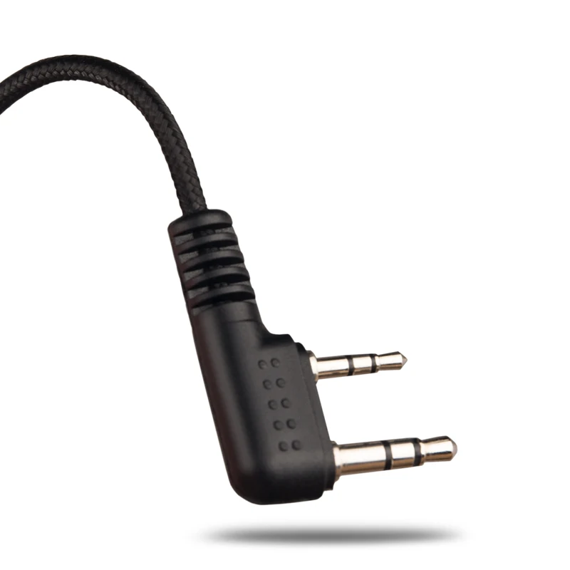 KSUN اسلكية تخاطب سماعة 2 دبوس K التوصيل PTT سماعة المحمولة سماعة راديو سماعة ل Baofeng Quansheng اكسسوارات