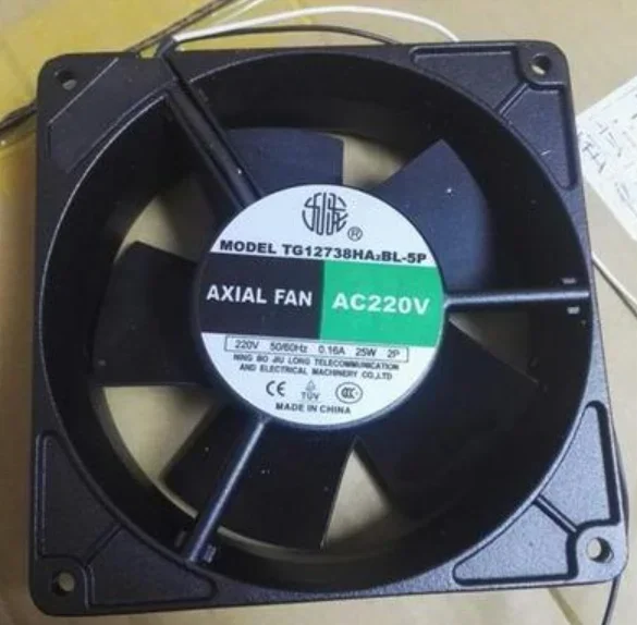 TG12738HA2 BL Brand New 12738/220V Full Metal High Temperature Resistant Case Cooling Fan
