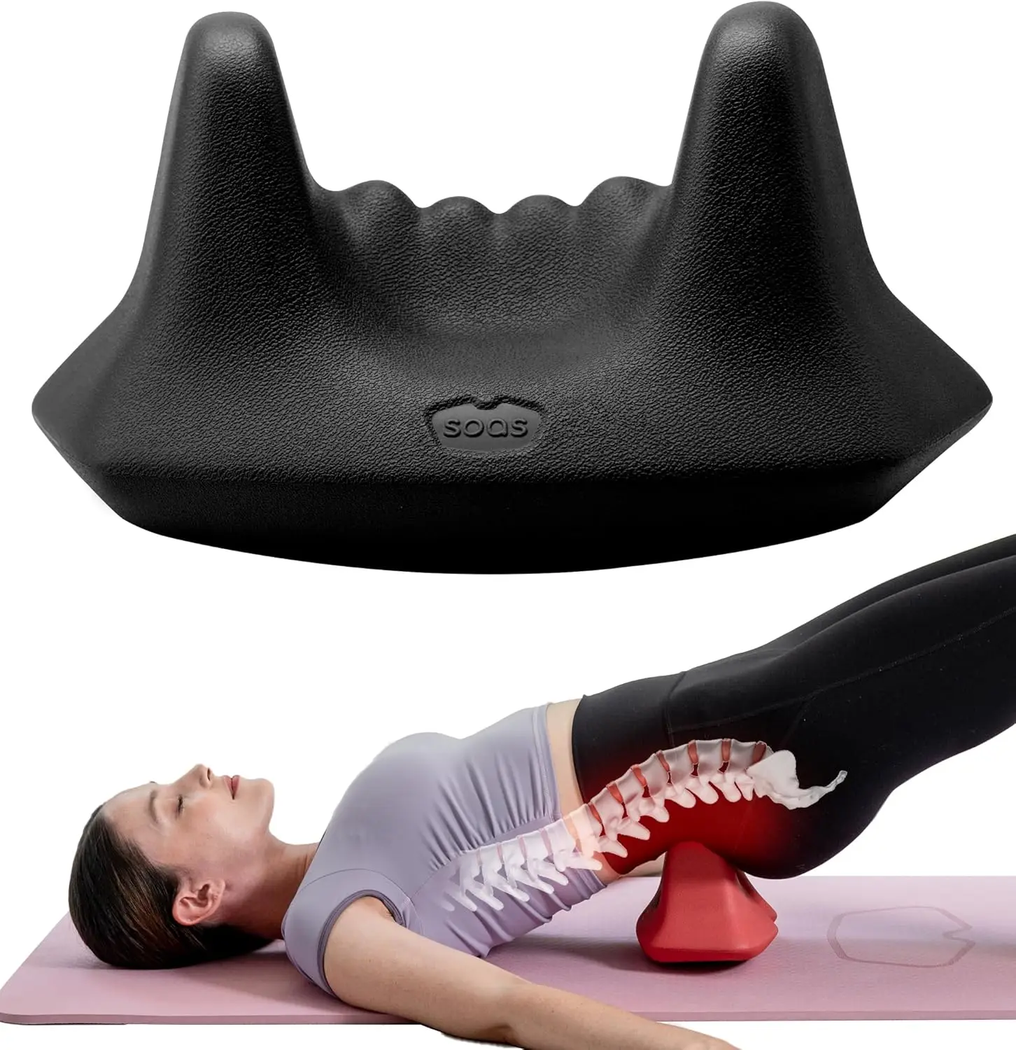

Iliopsoas Massager for Lower Back Pain Relief, Full Body Muscle Release Tool with Pressure Point Design
