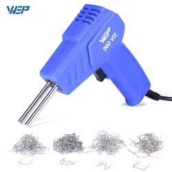 WEP 960-VII Plastic Welder 70W Repaid Heating Hot Nail Gun Stapler Car Bumper Repair Tools, Plastic Welding Machine Tool Kit