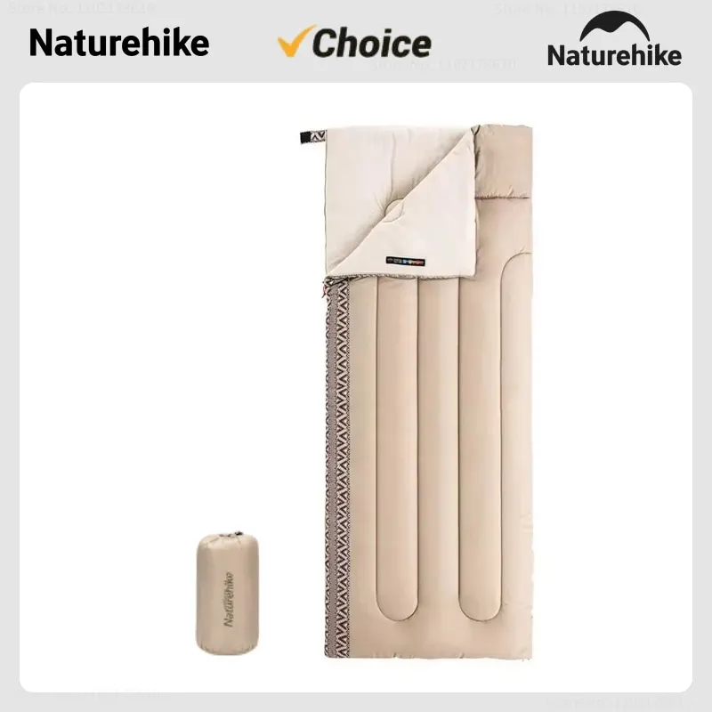 Naturehike Outdoor Camping Ultralight Washable Comfortable Cotton Sleeping Bag Comfortable Breathable Skin-friendly Sleeping Bag