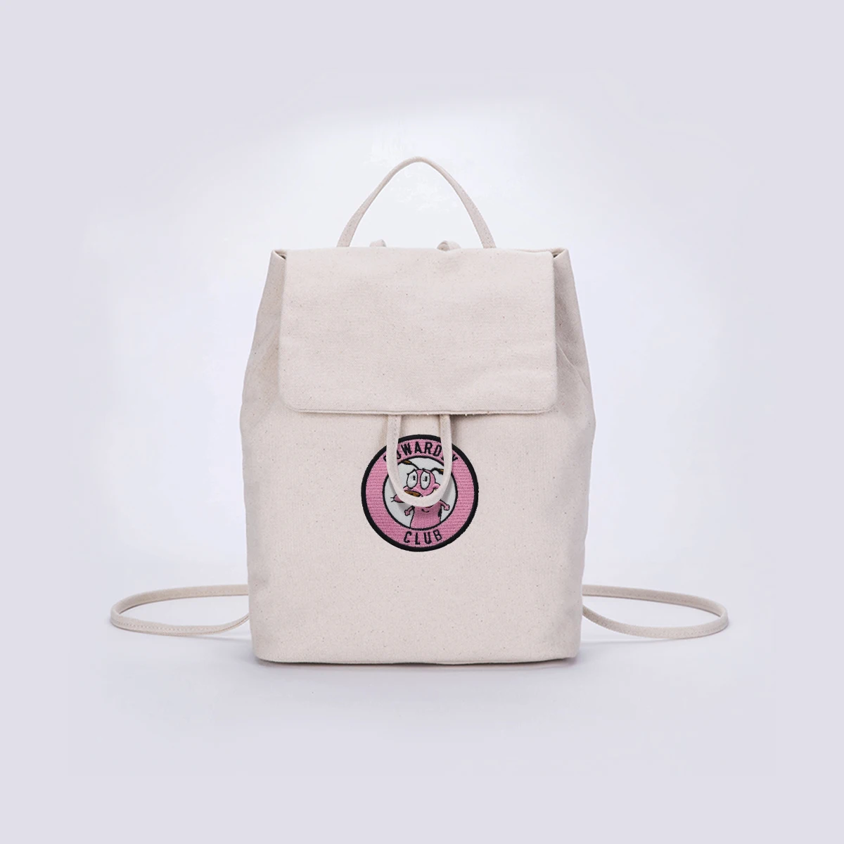 حار بيع الوردي COWARDLY CLUB الكلب التطريز بقع الحجم الأمامي الحديد على خياطة على زين الديكور للملابس #5