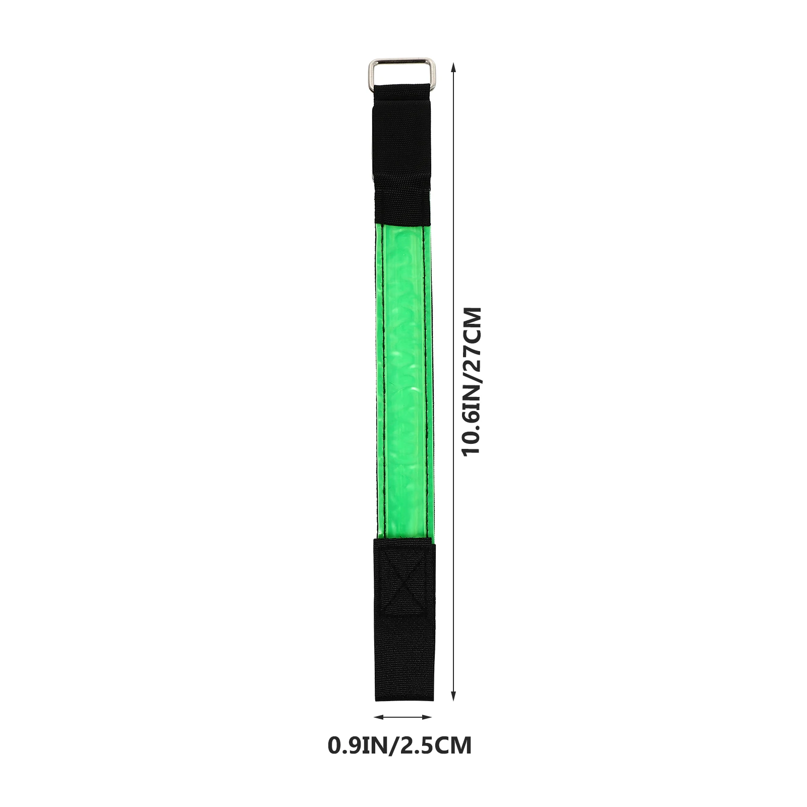 

2 Pcs Outdoor Night Running Bracelet Reflective Belt Flashing Wrist Bands Nylon Arm Strap
