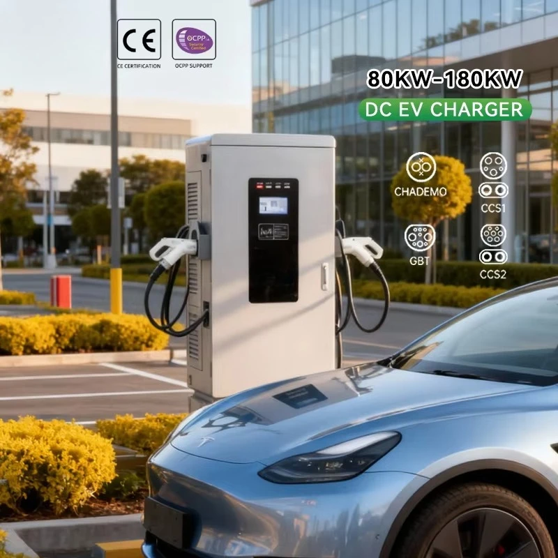 60kw 120kw 160kw 240kw DC Fast Charging Station New Smart Control Industrial Electric Car Ev Charger Floor Mounted