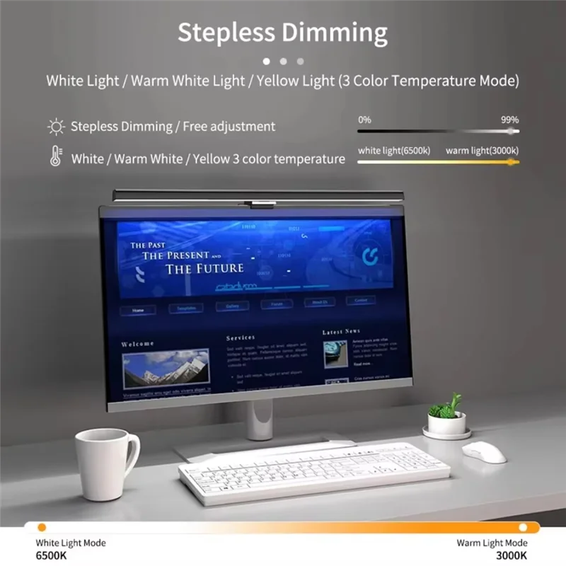 

【24 Hours Sale】USB Computer Monitor Light Bar, Screen Hanging LED Desk Lamp For Reading, Study, Office Work, Adjustable Brightne