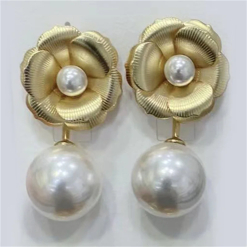 Fashion Flower Earrings Stud Colorful Flowers Women Earring Post Spring Summer New Trendy Girls Cute Jewelry