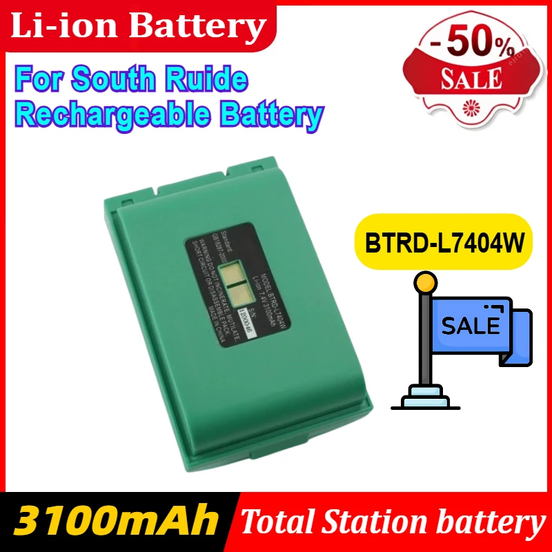 BTRD-L7404W 7.4V 3100mAh Lithium Battery For South Ruide GPS Rechargeable Battery