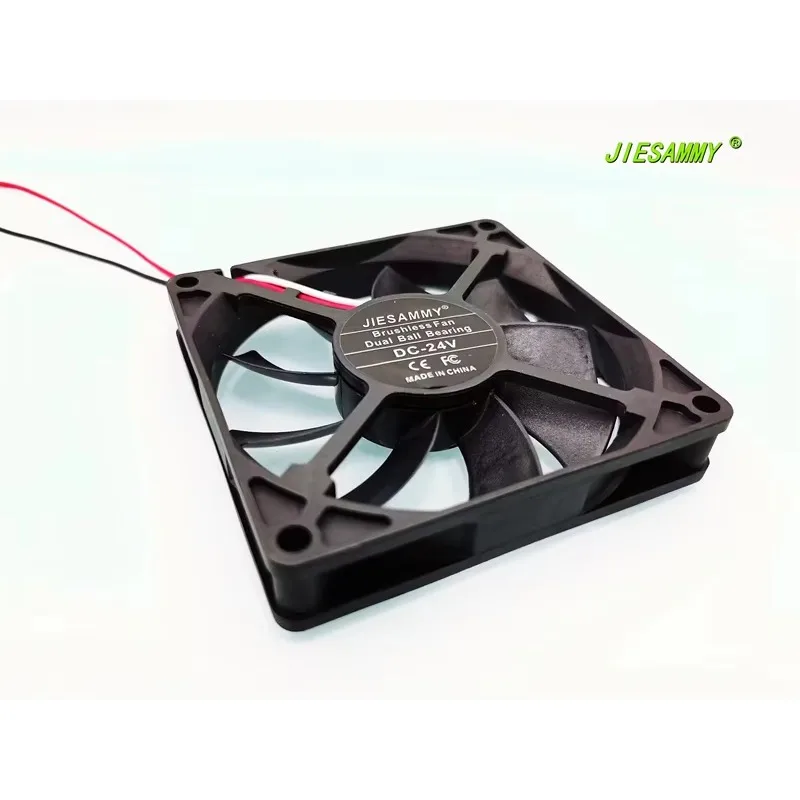 pa JIESAMMY 8015 DOUBLE BALL BEARING HIGH ROTATION 24V 0.13A FREQUENCY CONVERSION ALARM FUNCTION 8CM COOLING FAN80*80*15MM