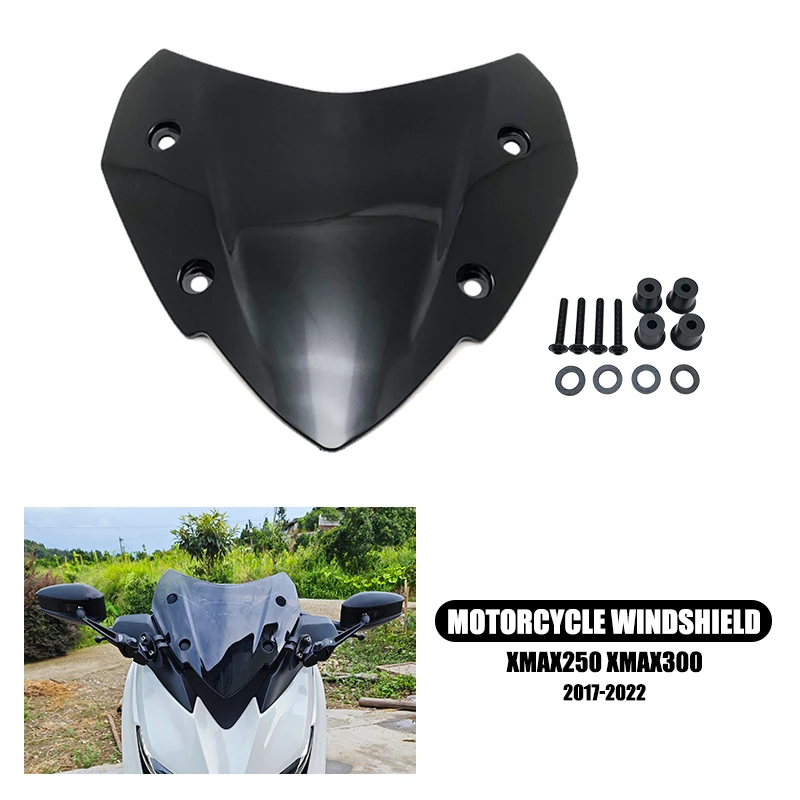 

Windshield Viser Visor Deflector WindScreen For YAMAHA XMAX300 XMAX250 XMAX 300 2017 2018 2019 2020 2021 2022 Motorcycle