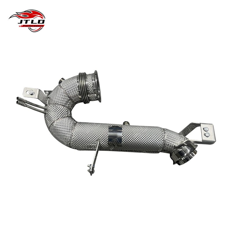 JTLD Performance Exhaust Downpipe Heat Shield For Mercedes-Benz M256 GT50 GT53 GT43 E53 GLE53 CLS53 GLS53 304SS Stainless Steel