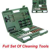 Hunting Universal Handgun Cleaner Hand Tool Kits 62pcs Gun Cleaning Kit with Toolbox Professional Rifle Pistol Cleaner Brush