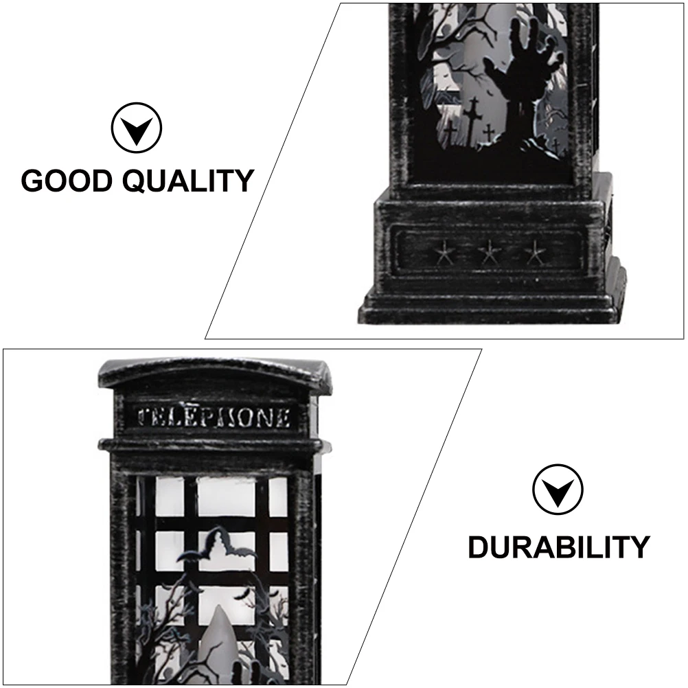 

1pc Plastic Halloween Ghost Hand Wind Lamp Tabletop Kitchen Counter Bookshelf Mantle Entryway Decorative Props