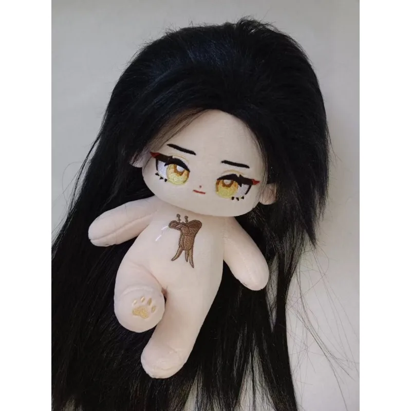 20CM high-temperature silk long hair cotton doll with high appearance value, cute Q-version doll around the perimeter