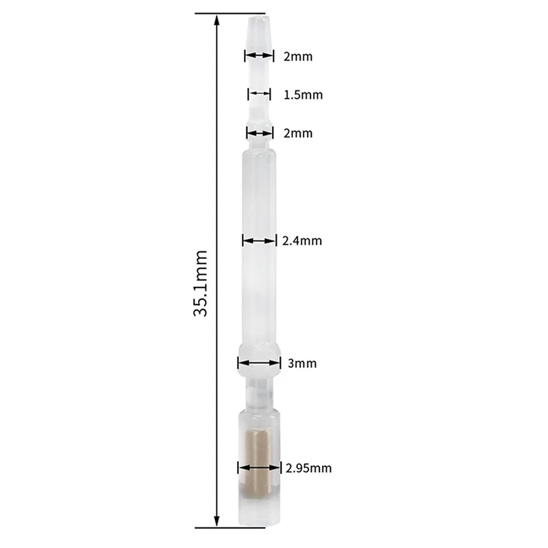 

ABT-100Pcs 3D-принтер Pin для Bltouch Push-Pin Smart автоматический датчик выравнивания кровати со сменной иглой