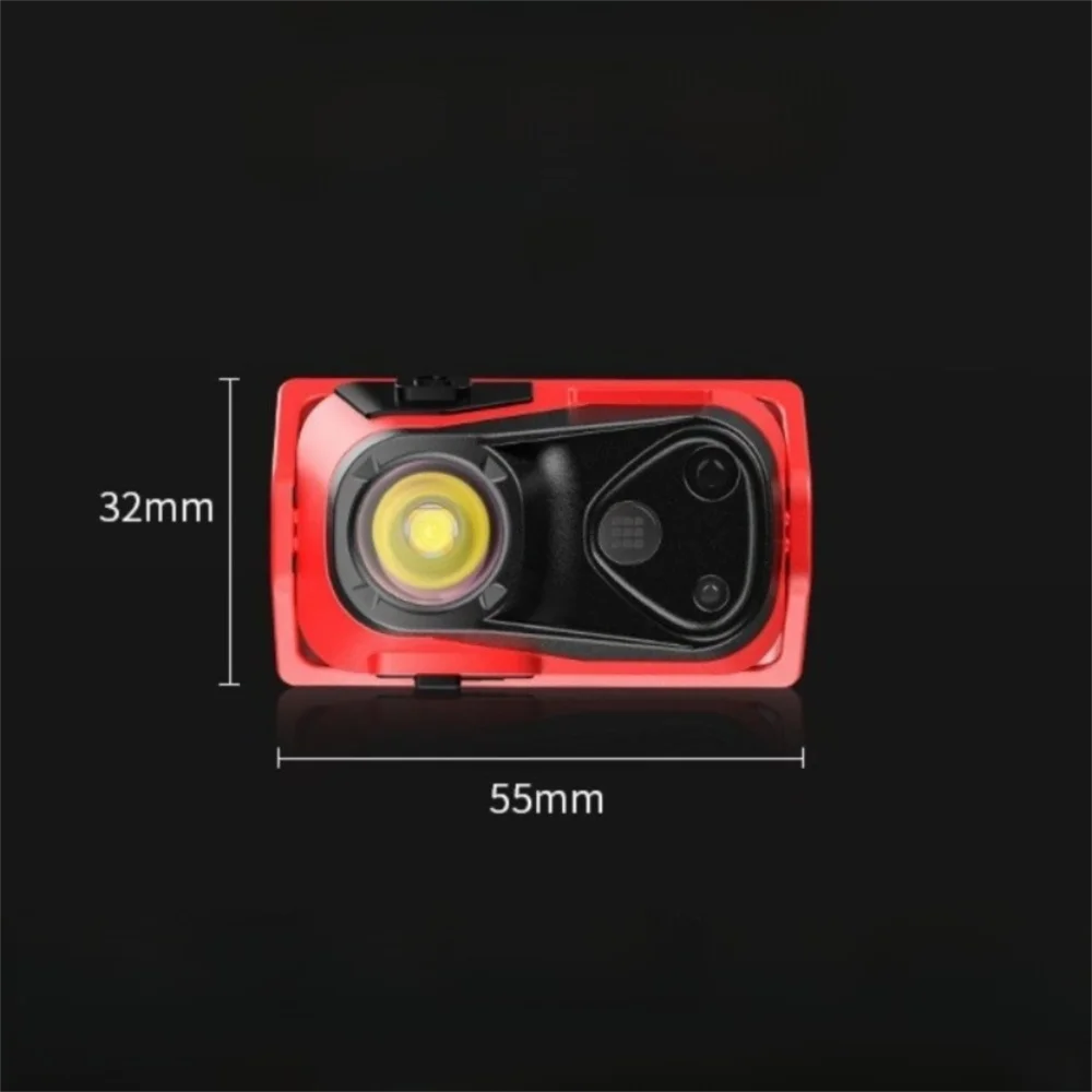 휴대용 센서 LED 헤드라이트 USB 충전식 4가지 모드 미니 손전등 초경량 고휘도 헤드 토치 라이트