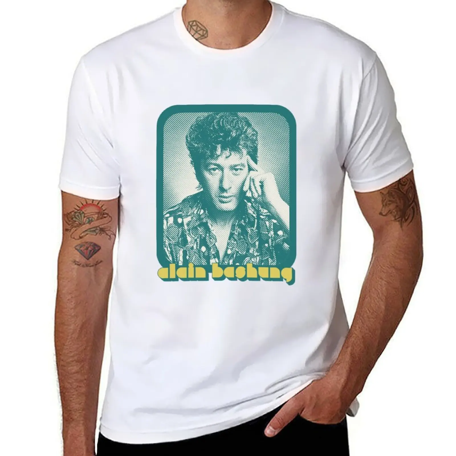 

Alain Bashung T-Shirt t shirts for man cotton funny t shirts cotton 100% T-Shirt