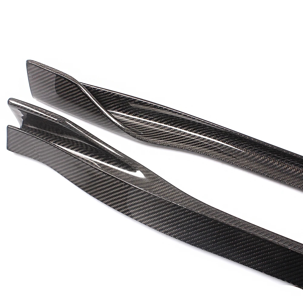 Factory 100% Carbon Fiber Side Skirts Car Bodykit for Tesla Model 3 17-23