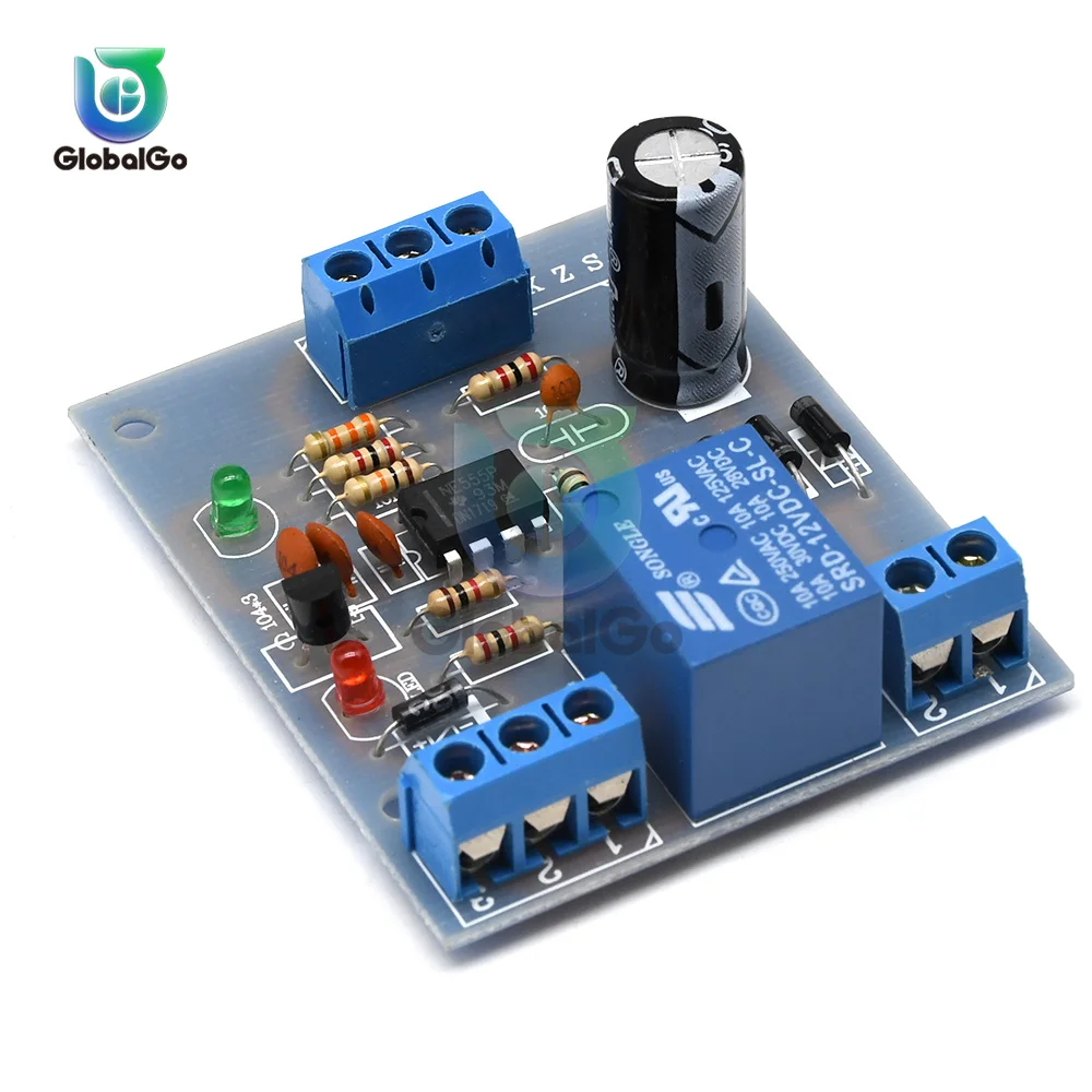 9V-12V Liquid Water Level Controller Sensor Automatic Pumping Drainage Water Level Detection Water Pump Control Circuit Board