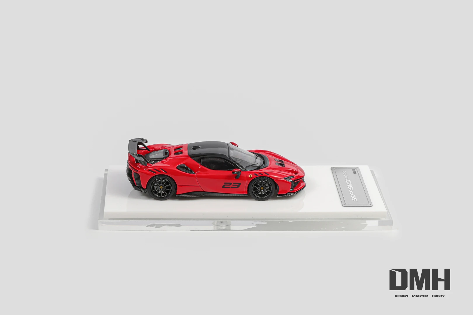 ** Przedsprzedaż ** DMH 1:64 SF90 XX Stradale F173 Żółty Czerwony Biały Diecast Model samochodu