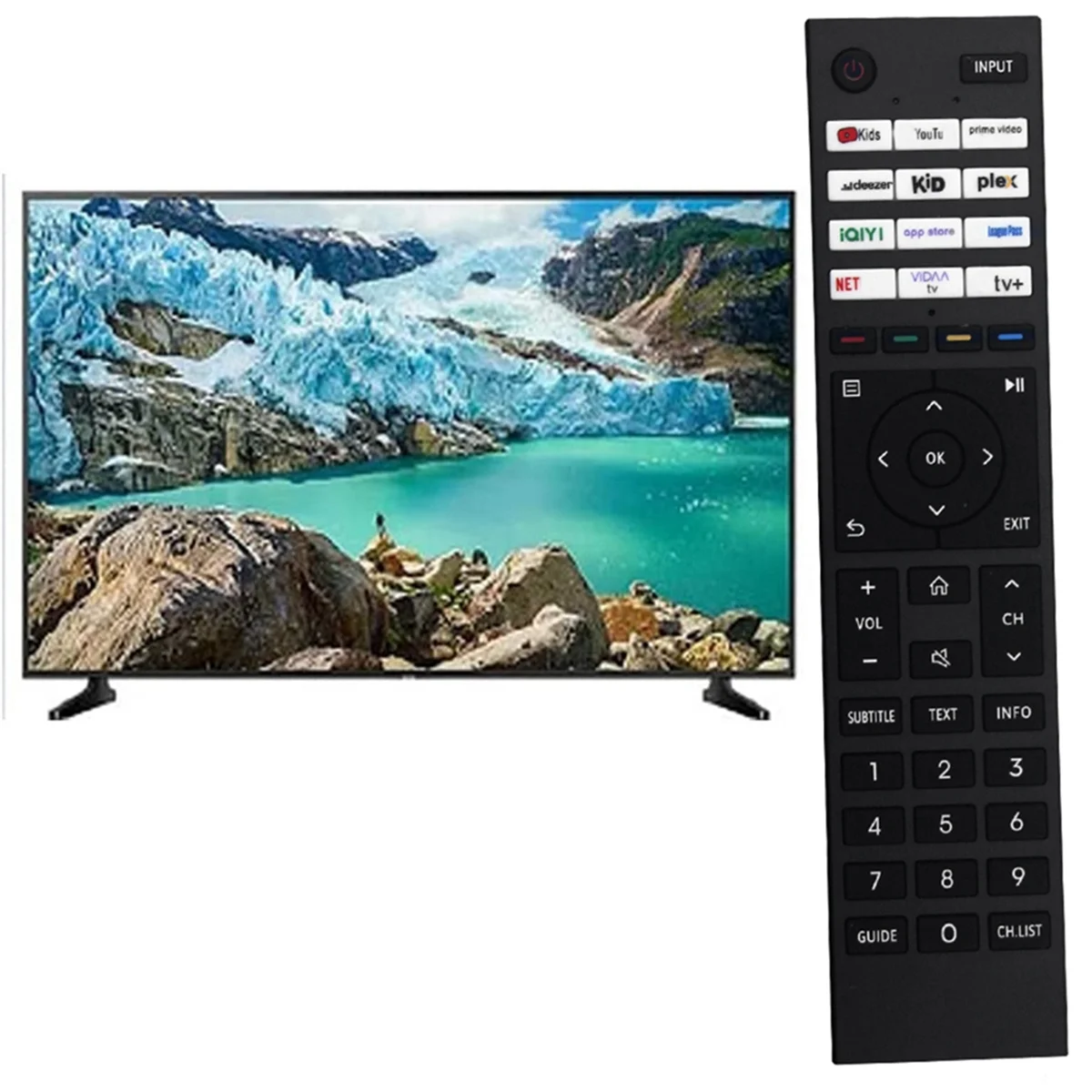A57G-Replace CT-95049 Remote Control for TOSHIBA Smart TV CT-95049 Remote Control