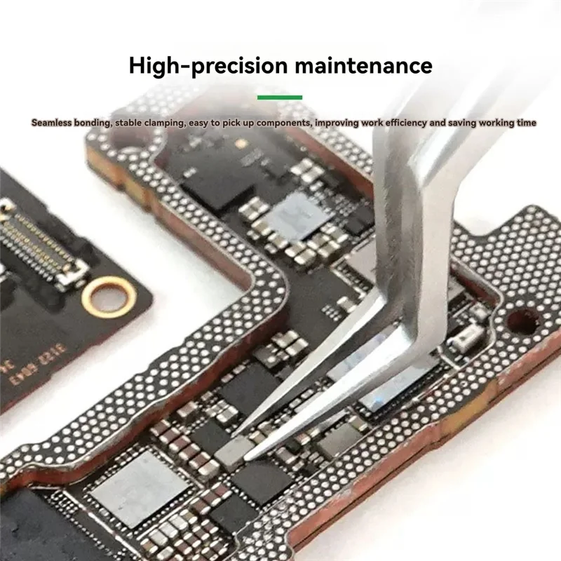 Pinzette in acciaio inossidabile ST-20 Chip di posizionamento a punta Parti di telefoni cellulari ad alta precisione Clip di riparazione Ciglia finte