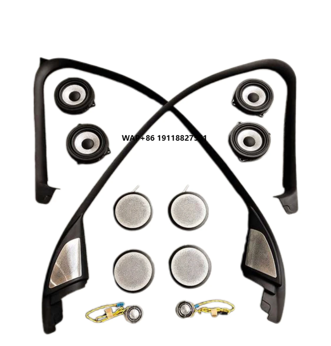 

Wholesale Interior Front Rear Door Speaker Cover Luminous Ambient Light Speaker Tweeters Lighting for X1 F48/F49 Plate