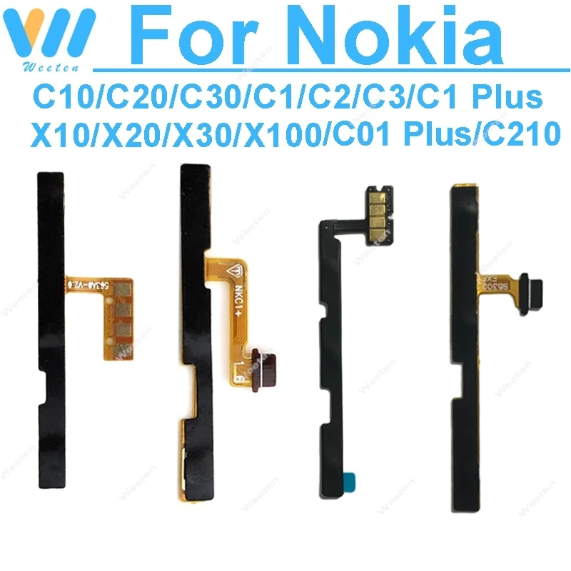 

Для Nokia C10 C20 C30 C1 C2 2nd C3 C1 Plus X10 X20 X30 X100 C20 C210 C01 Plus Замена боковой кнопки громкости и громкости
