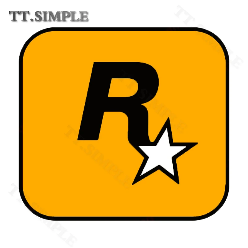 TT Car Sticker Personality for Rockstar Games Car Stickers Vinyl Sticker Graffiti Sticker Waterproof Occlusion Scratch Decals