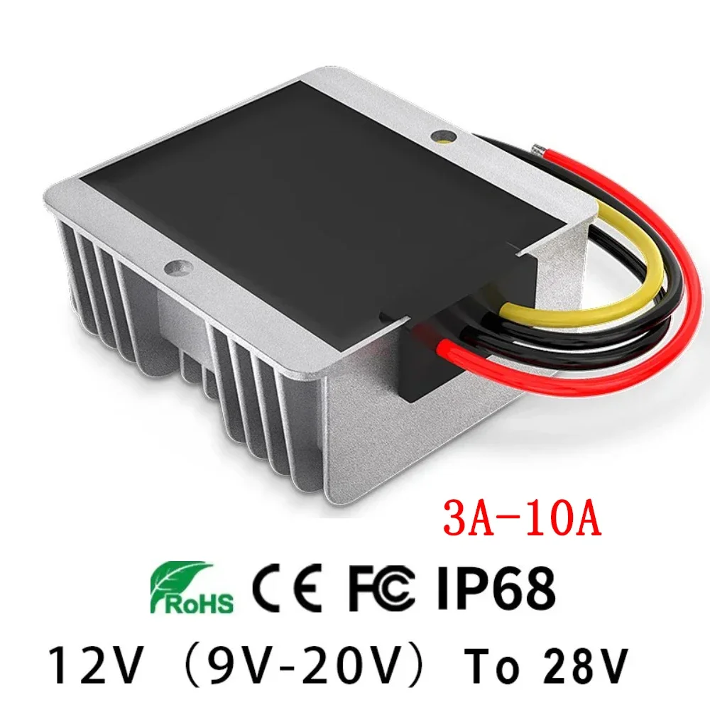 

12V to 28V 3A 5A 8A 10A DC-DC Booster 9V-20V to 28V DC power converter inverter Power Transformer for vehicle ce