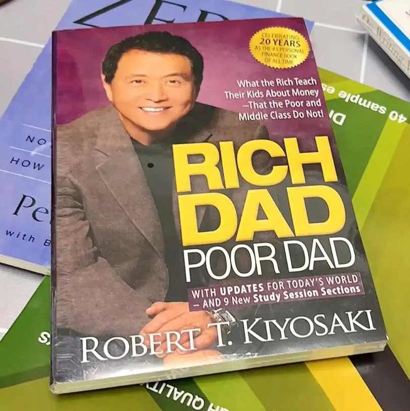 1 book rich Dad Poor Dad2 English Novel book