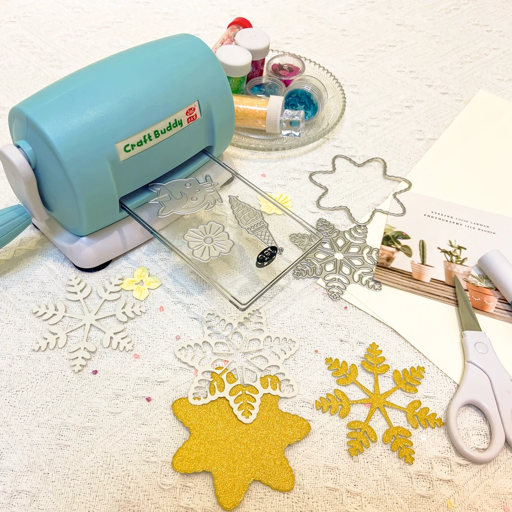 Maszyna Craft Buddy Mini maszyna do wycinania z podkładkami do cięcia Plastikowy nóż do papieru do majsterkowania Art Craft Card Embossing Tools 2023